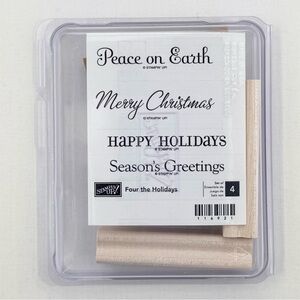 Stampin’ Up Four The Holidays Stamps New